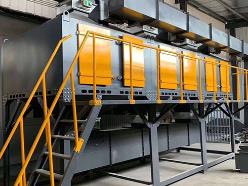 噴漆房催化燃燒設備延長使用壽命延長以及凈化效率關系